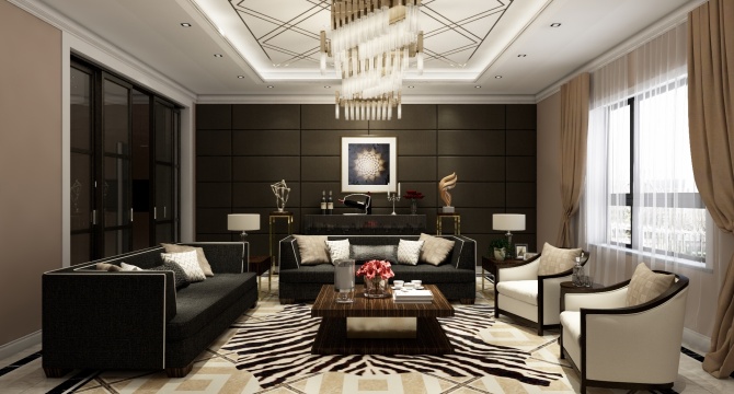 Light luxury living room