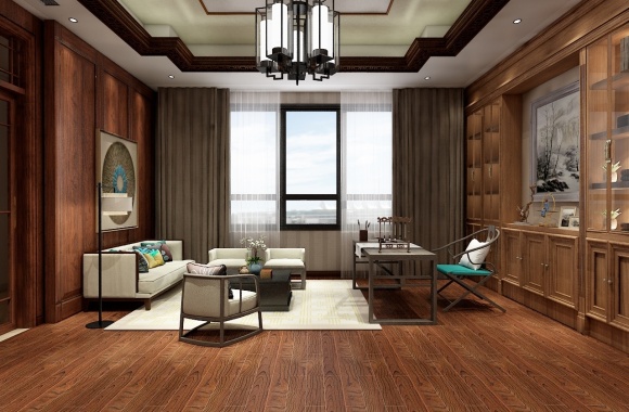 Chinese style study room