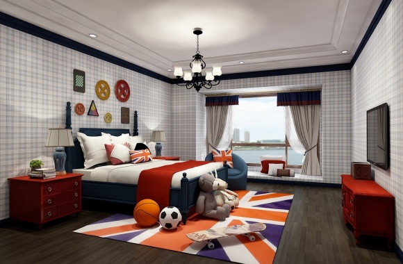 American children's room