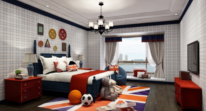 American children's room