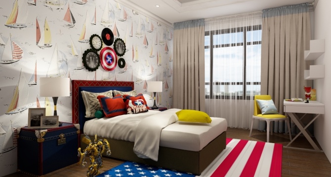 Modern children's room