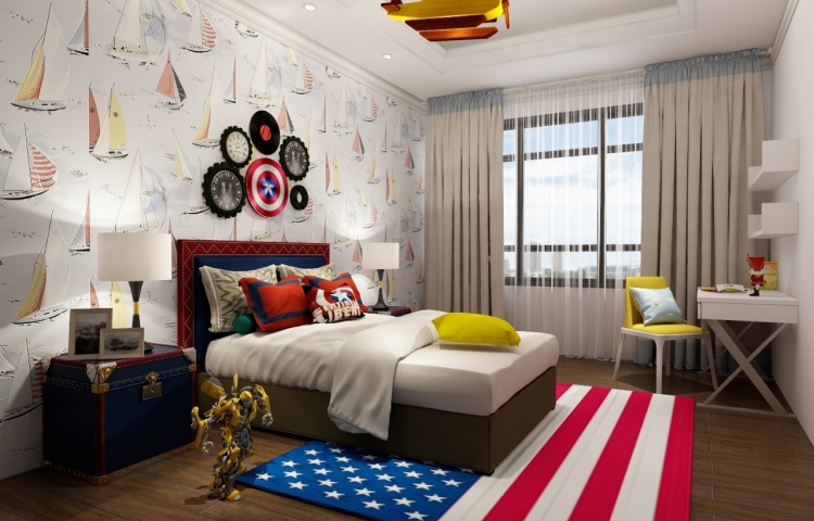 Modern children's room