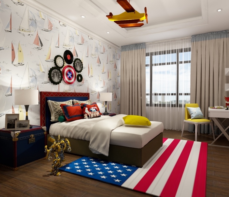 Modern children's room