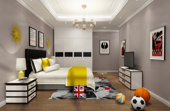 Modern children's room