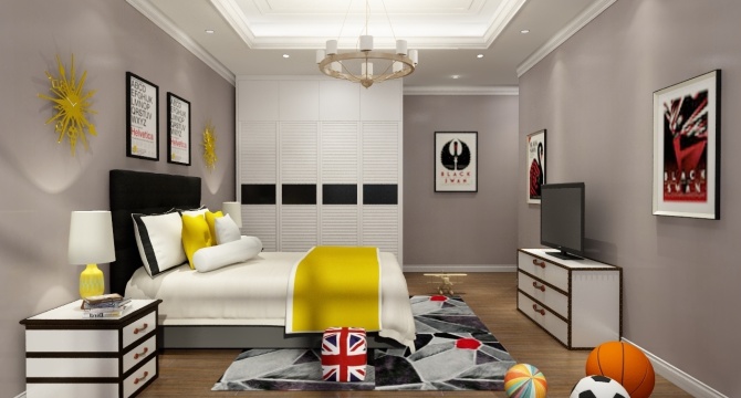Modern children's room