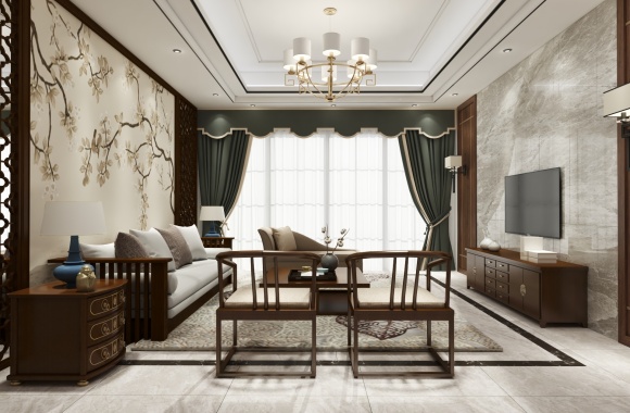 Chinese style living room