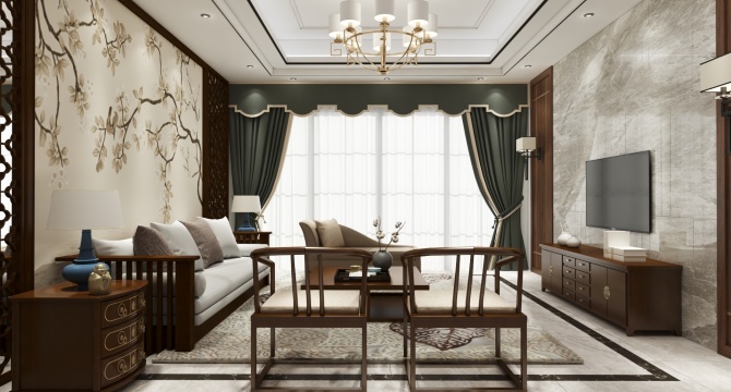 Chinese style living room