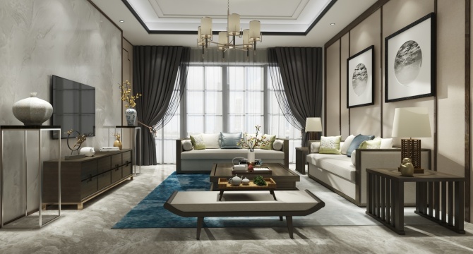 Chinese style living room