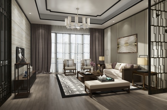 Chinese style living room