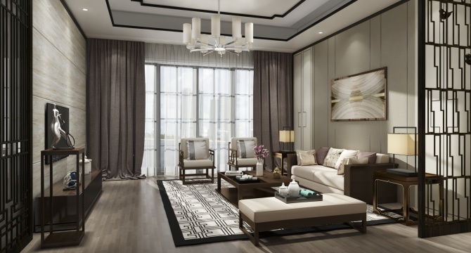Chinese style living room