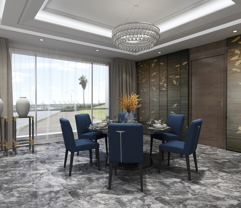 modern dining room