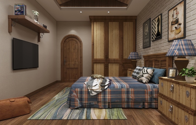 Pastoral bedroom