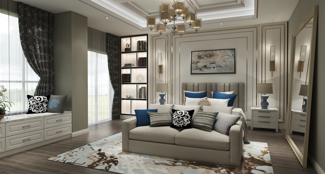 Modern bedroom