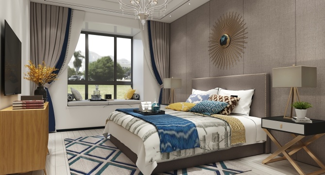 Modern bedroom