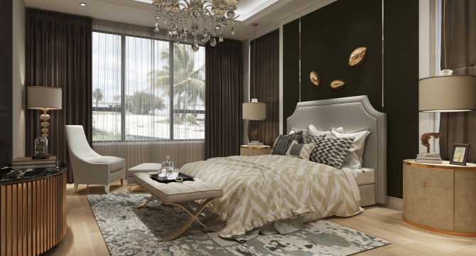 Modern bedroom