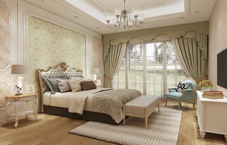 European style bedroom