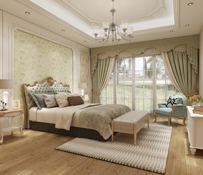 European style bedroom