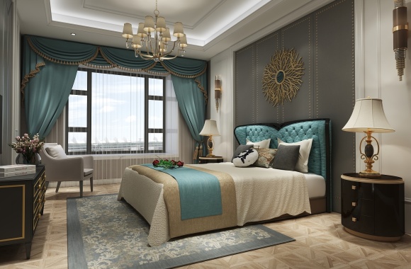 European style bedroom