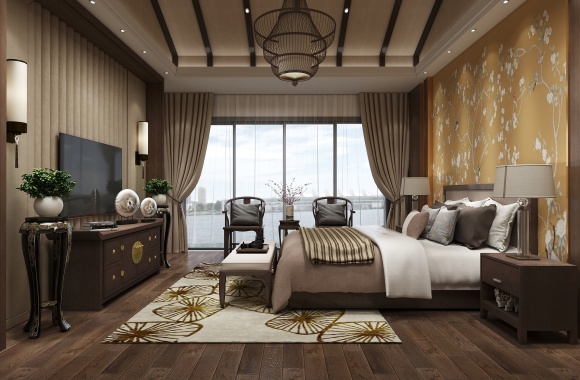 Chinese style bedroom