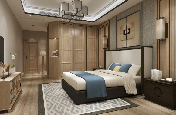Chinese style bedroom