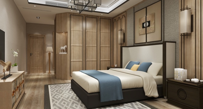 Chinese style bedroom