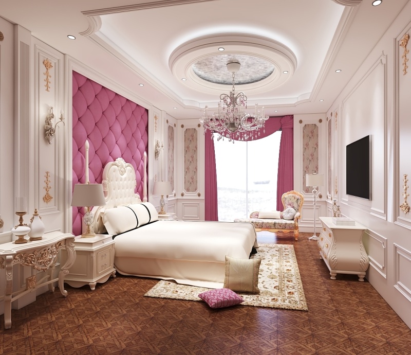 European style bedroom