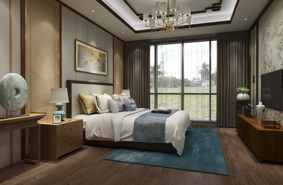 Chinese style bedroom