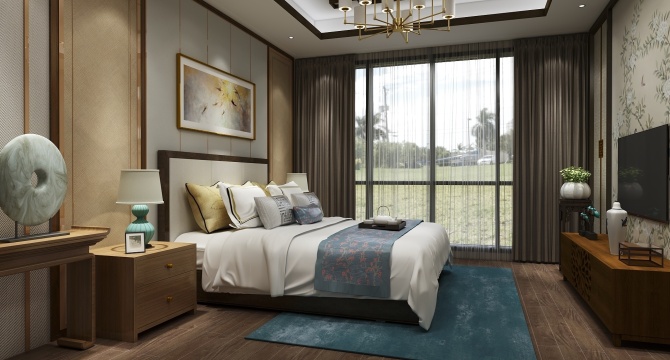 Chinese style bedroom