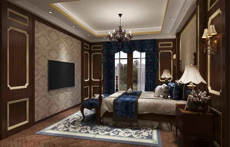 European style bedroom