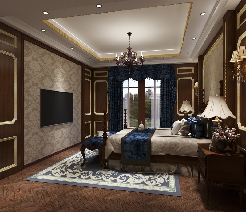 European style bedroom