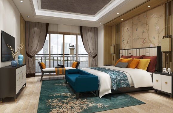 Chinese style bedroom