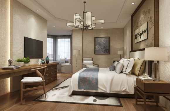 Chinese style bedroom