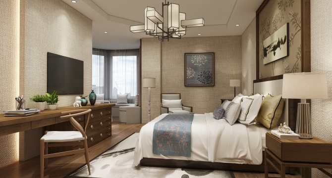Chinese style bedroom