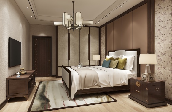 Chinese style bedroom