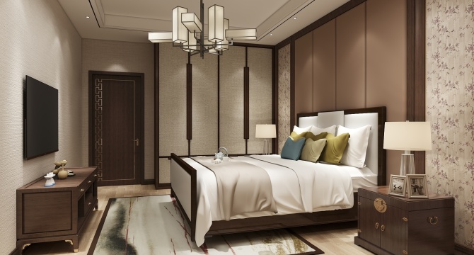 Chinese style bedroom