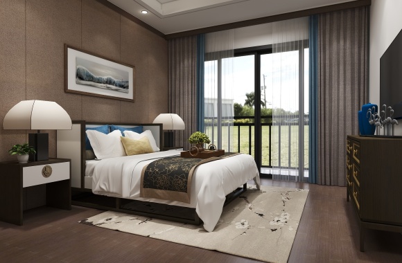 Chinese style bedroom
