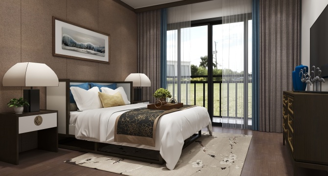 Chinese style bedroom
