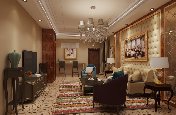 American living room