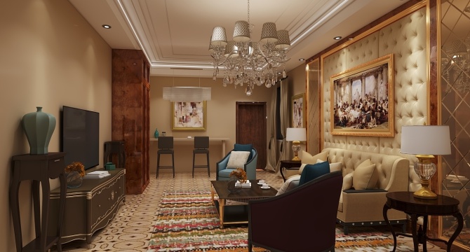 American living room