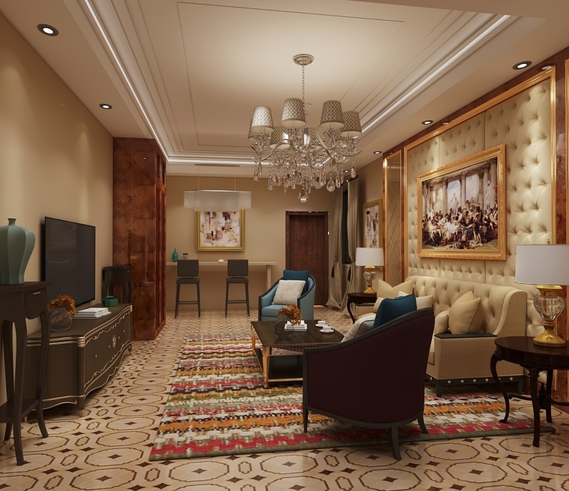 American living room