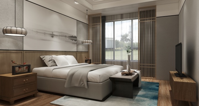 Chinese style bedroom