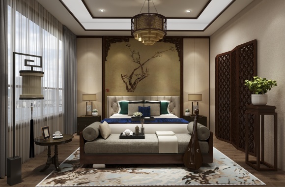 Chinese style bedroom