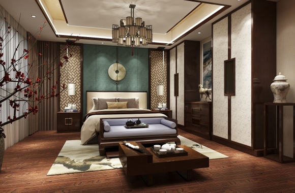 Chinese style bedroom
