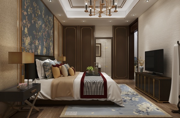 Chinese style bedroom