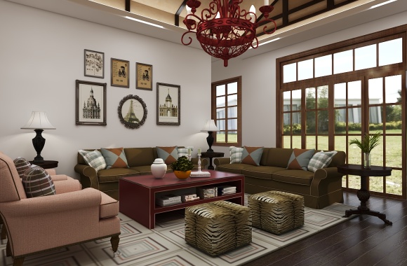 Chinese style living room