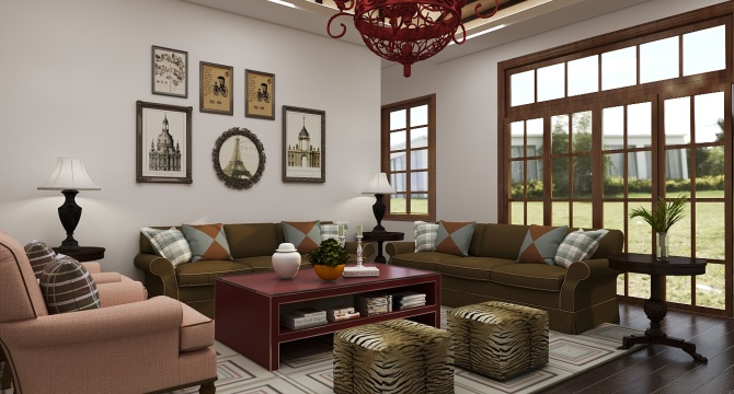 Chinese style living room