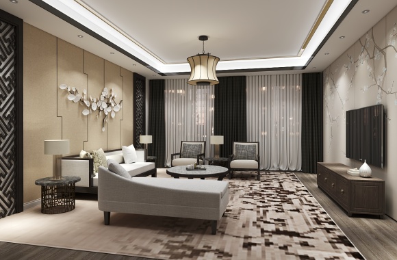 Chinese style living room