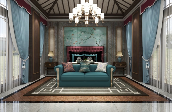 Chinese style bedroom