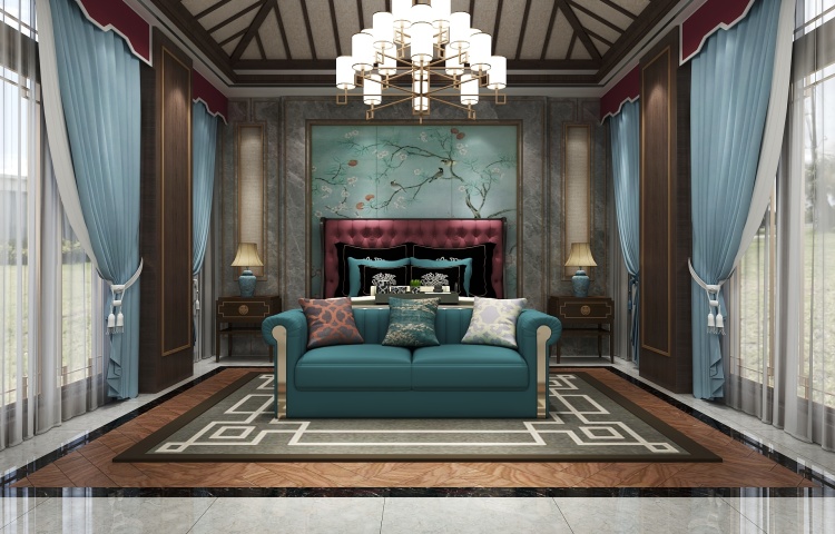 Chinese style bedroom