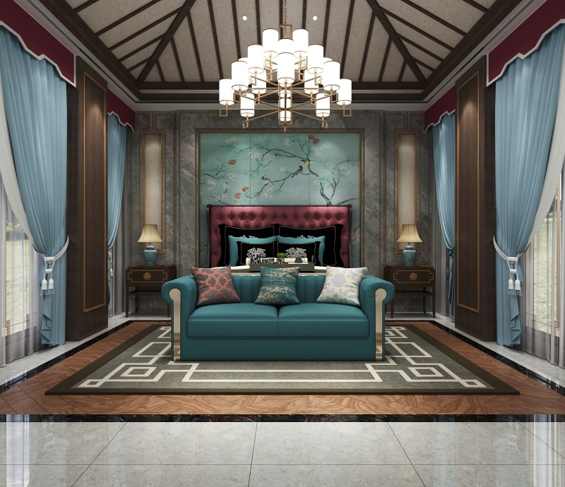 Chinese style bedroom